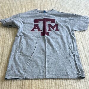 Gray Texas A&M T-Shirt NCAA Size Medium